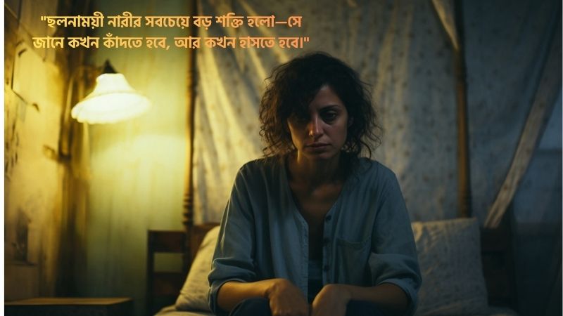 ছলনাময়ী নারী নিয়ে উক্তি