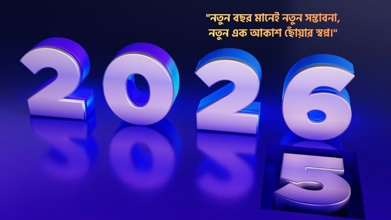 নতুন বছর নিয়ে অনপ্রেরণামূলক উক্তি