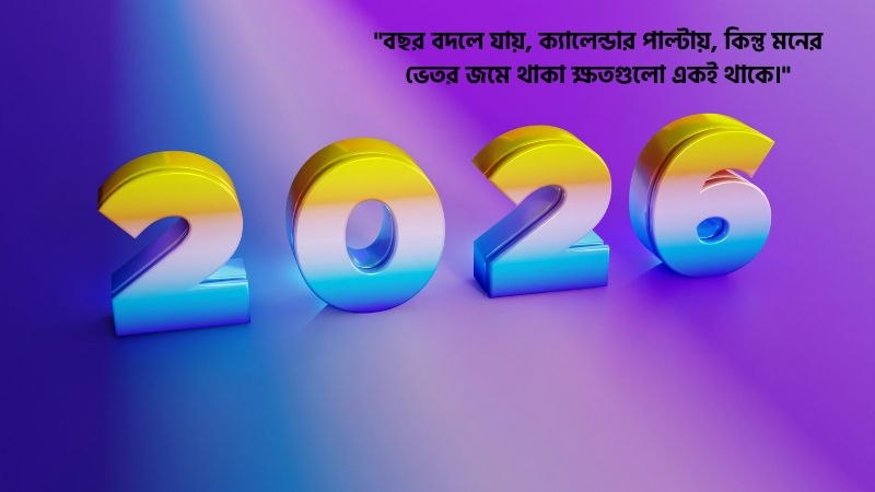 নতুন বছর নিয়ে কষ্টের উক্তি