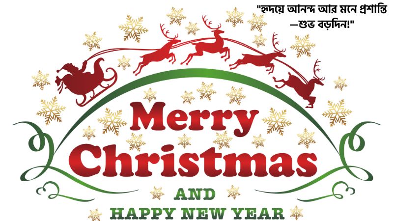 বড়দিনের শুভেচ্ছা ক্যাপশন