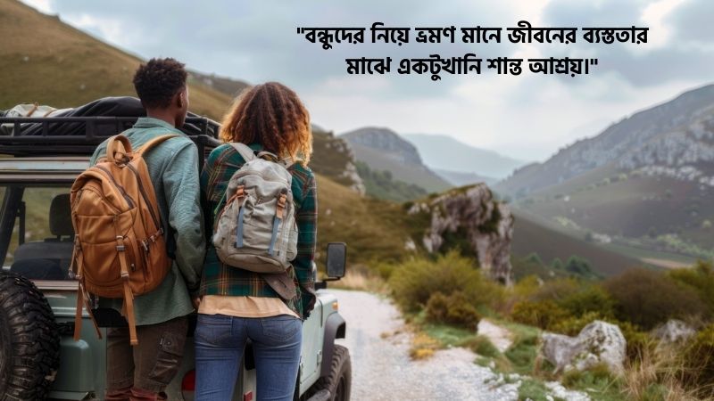 বন্ধুদের নিয়ে ঘুরতে যাওয়ার আবেগী মেসেজ