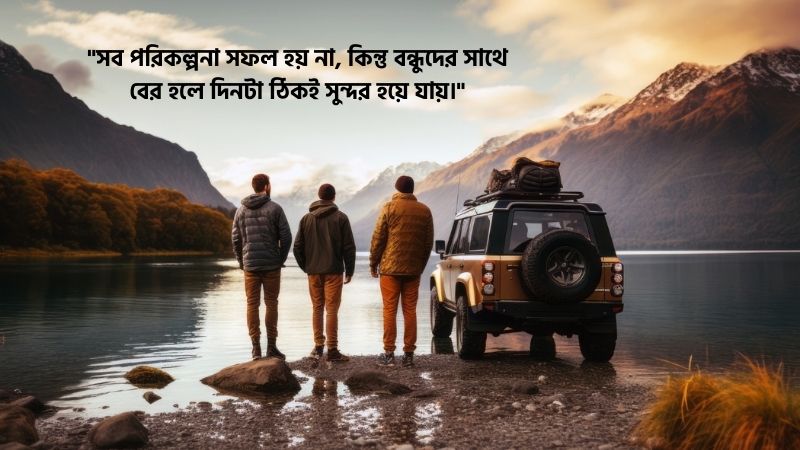 বন্ধুদের সাথে ঘুরাঘুরি নিয়ে উক্তি