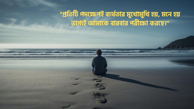 ভাগ্য খারাপ নিয়ে কষ্টের মেসেজ