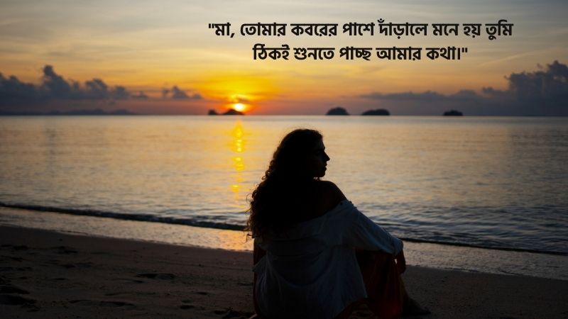 মা হারানোর কষ্টের মেসেজ