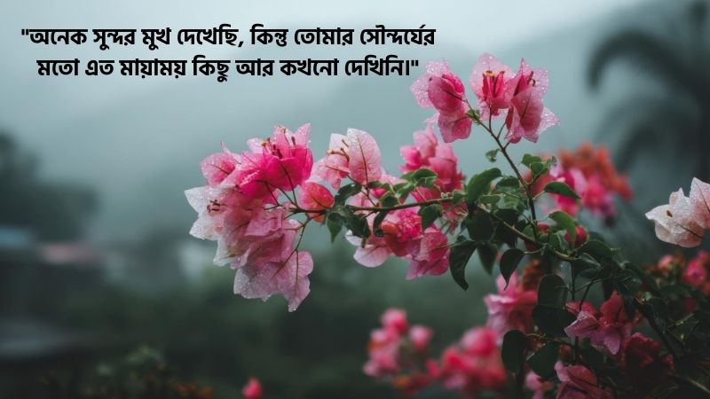 সৌন্দর্য নিয়ে রোমান্টিক ক্যাপশন