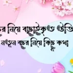 নতুন বছর নিয়ে বাছাইকৃত উক্তি ২০২৬ নতুন বছর নিয়ে কিছু কথা