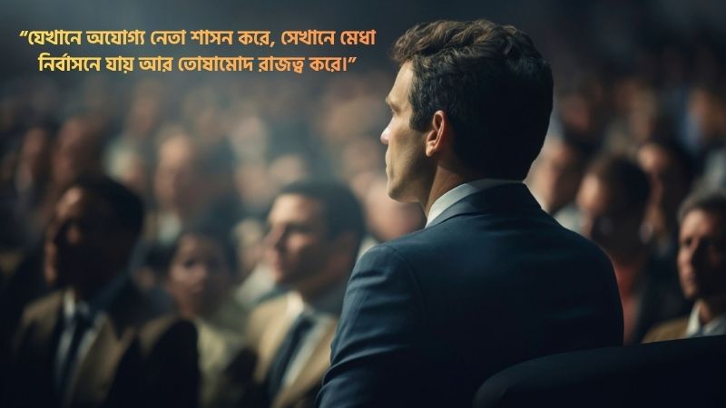 অযোগ্য নেতা নিয়ে উক্তি