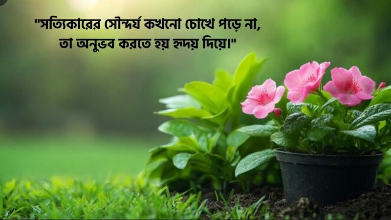 সৌন্দর্য নিয়ে স্ট্যাটাস
