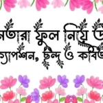 নয়নতারা ফুল নিয়ে উক্তি, ক্যাপশন, ছন্দ ও কবিতা