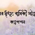 মায়ের মৃত্যু বার্ষিকী স্ট্যাটাস, ক্যাপশন