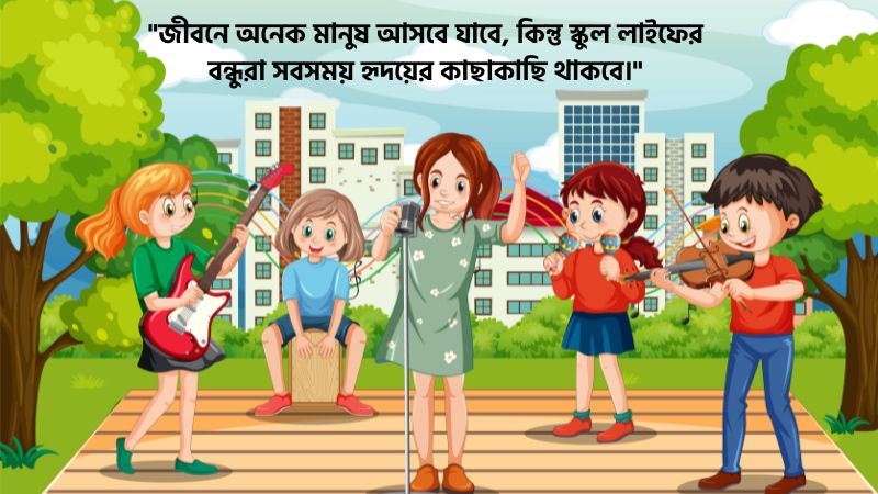 স্কুল লাইফের বন্ধুদের নিয়ে স্ট্যাটাস