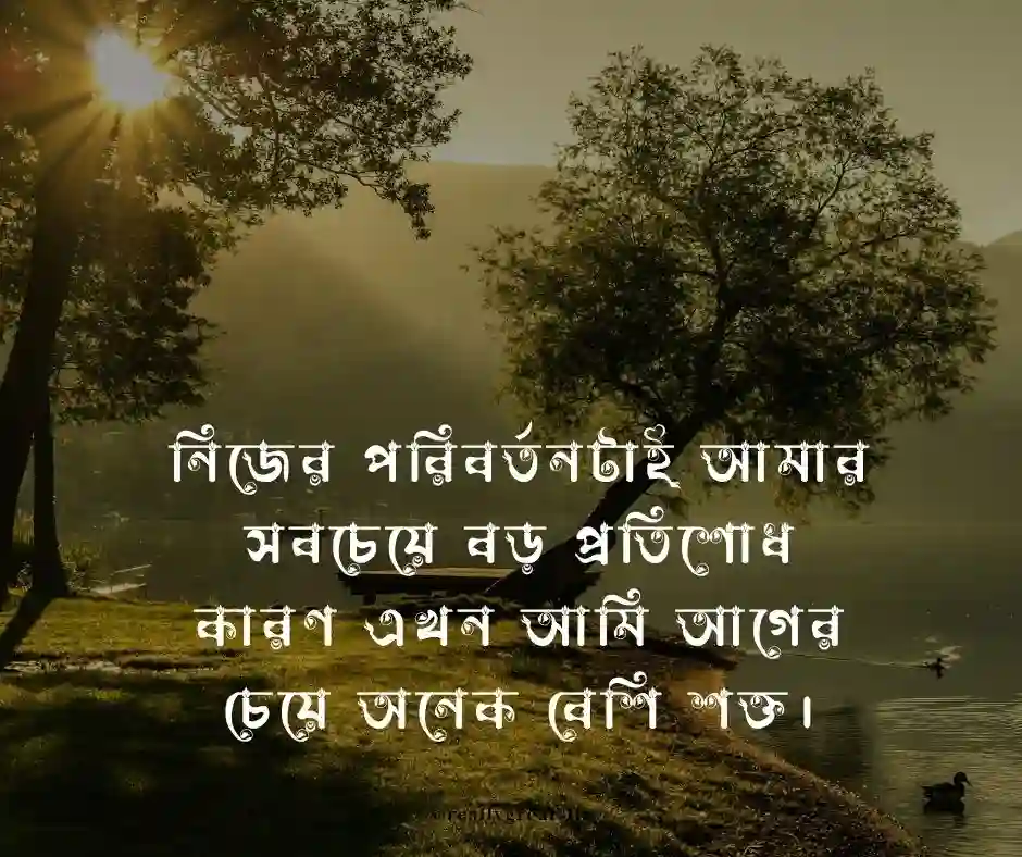 নিজেকে পরিবর্তন নিয়ে স্ট্যাটাস