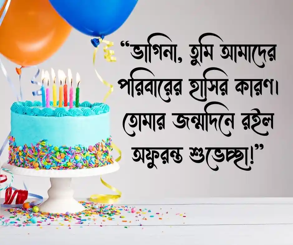 ভাগিনার জন্মদিনের শুভেচ্ছা স্ট্যাটাস