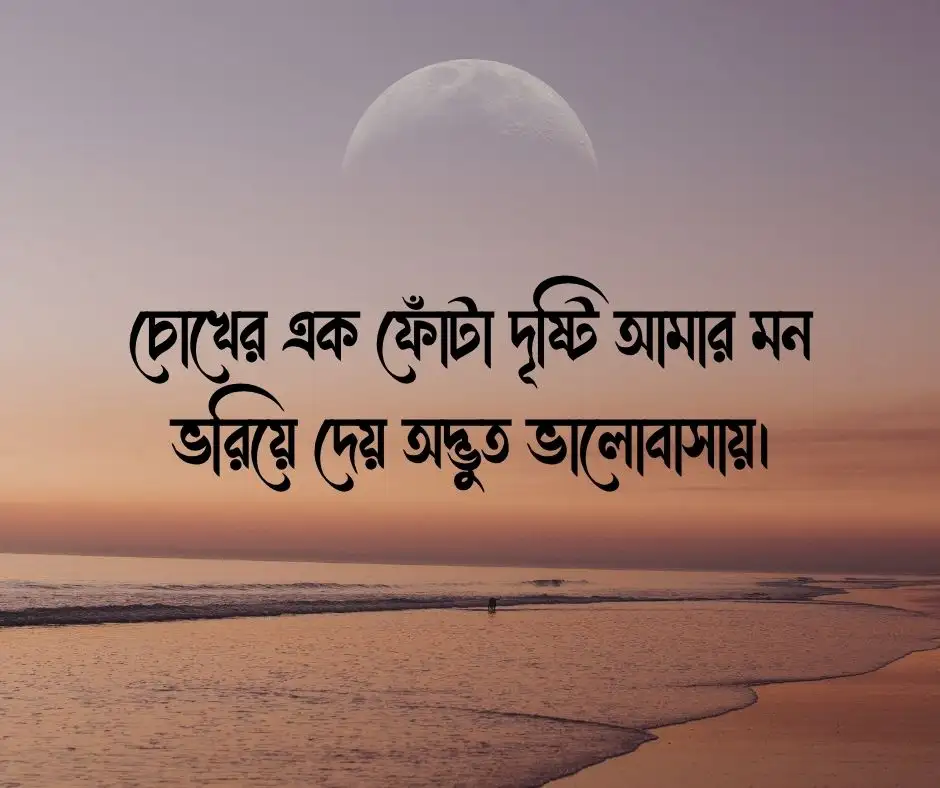 মায়াবী চোখ নিয়ে রোমান্টিক ক্যাপশন