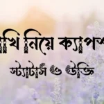 পাখি নিয়ে ক্যাপশন, স্ট্যাটাস ও উক্তি