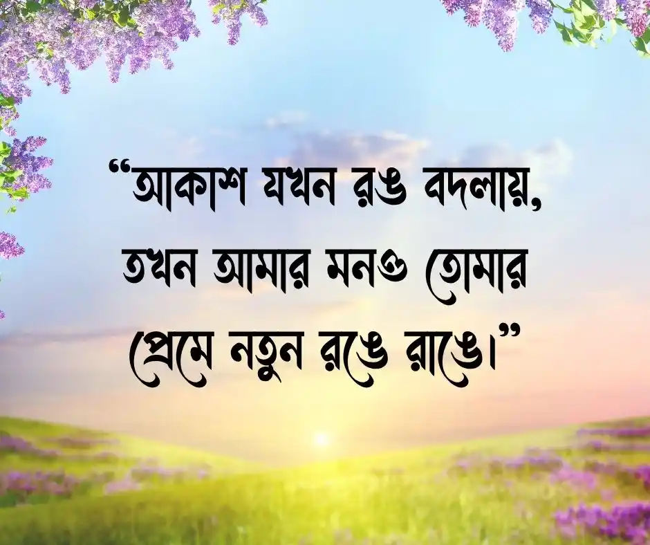 গোধূলি বিকেল নিয়ে রোমান্টিক স্ট্যাটাস