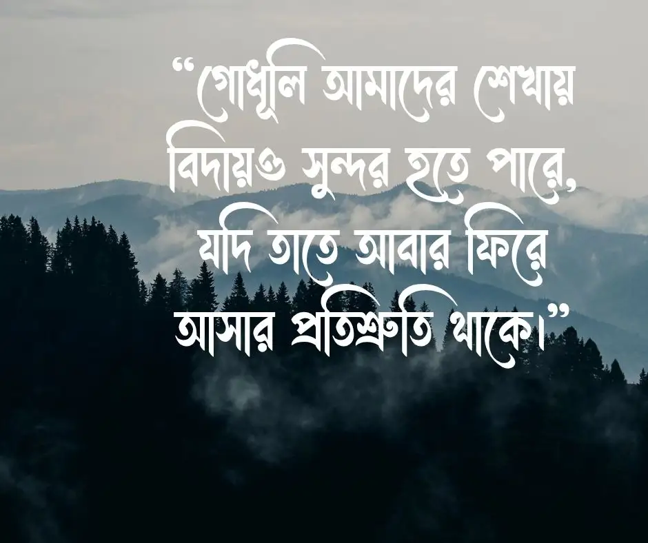 গোধূলি সন্ধ্যা নিয়ে ভালোবাসার মেসেজ