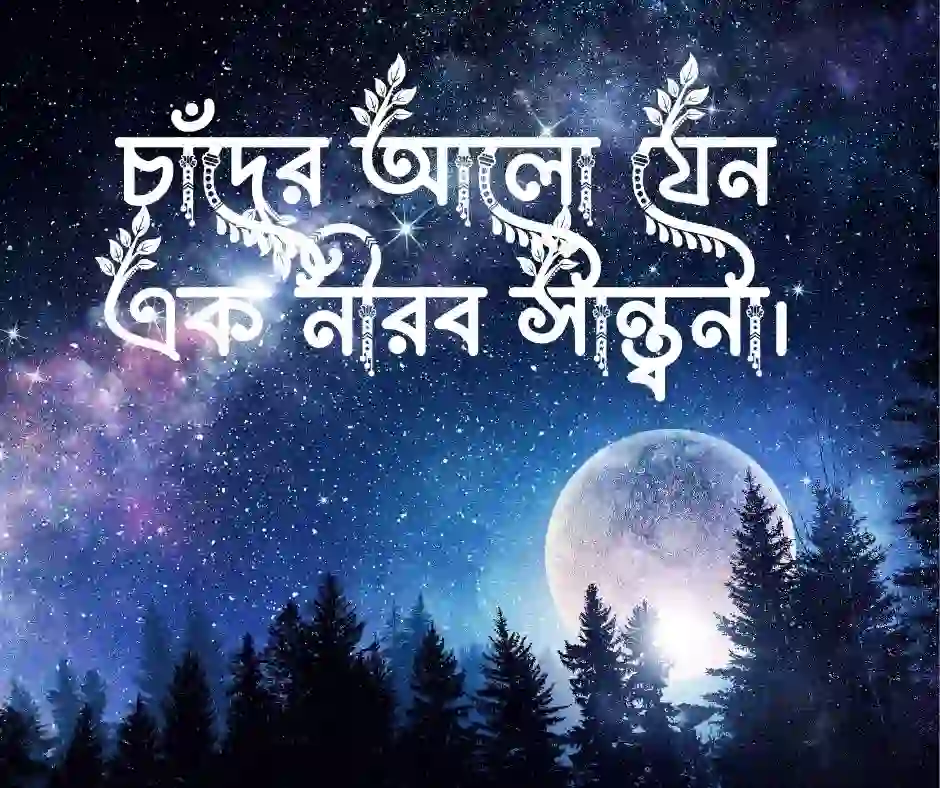 চাঁদ নিয়ে ছোট ক্যাপশন