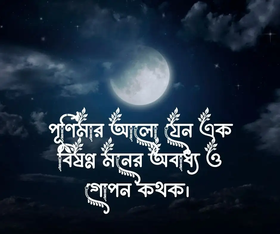 পূর্ণিমা চাঁদ নিয়ে ক্যাপশন