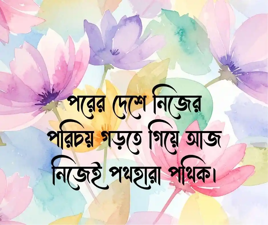 প্রবাস জীবন নিয়ে স্ট্যাটাস