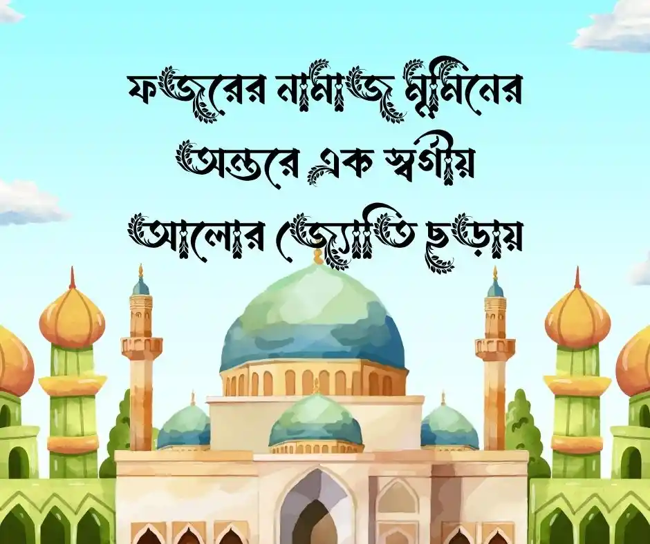 ফজরের নামাজ নিয়ে ক্যাপশন