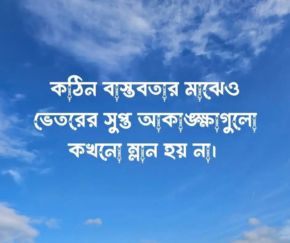 মনের আশা নিয়ে ক্যাপশন