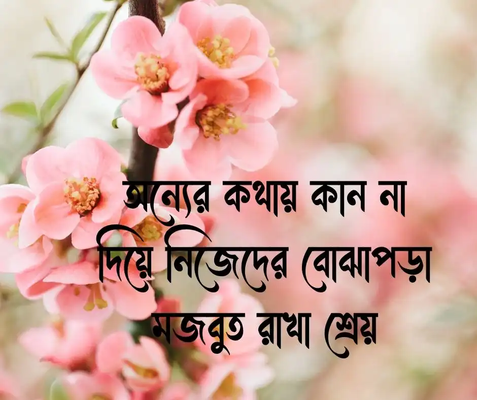 সম্পর্কের যত্ন নিয়ে উক্তি