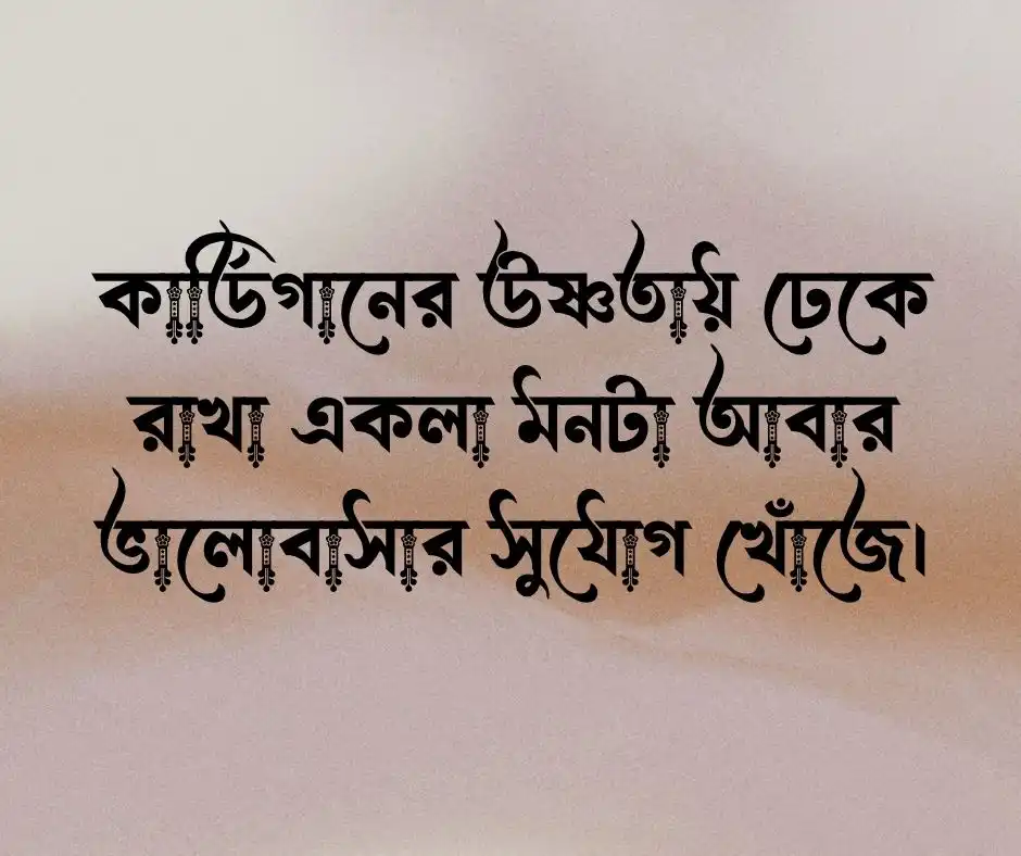 শীতের আগমন নিয়ে স্ট্যাটাস