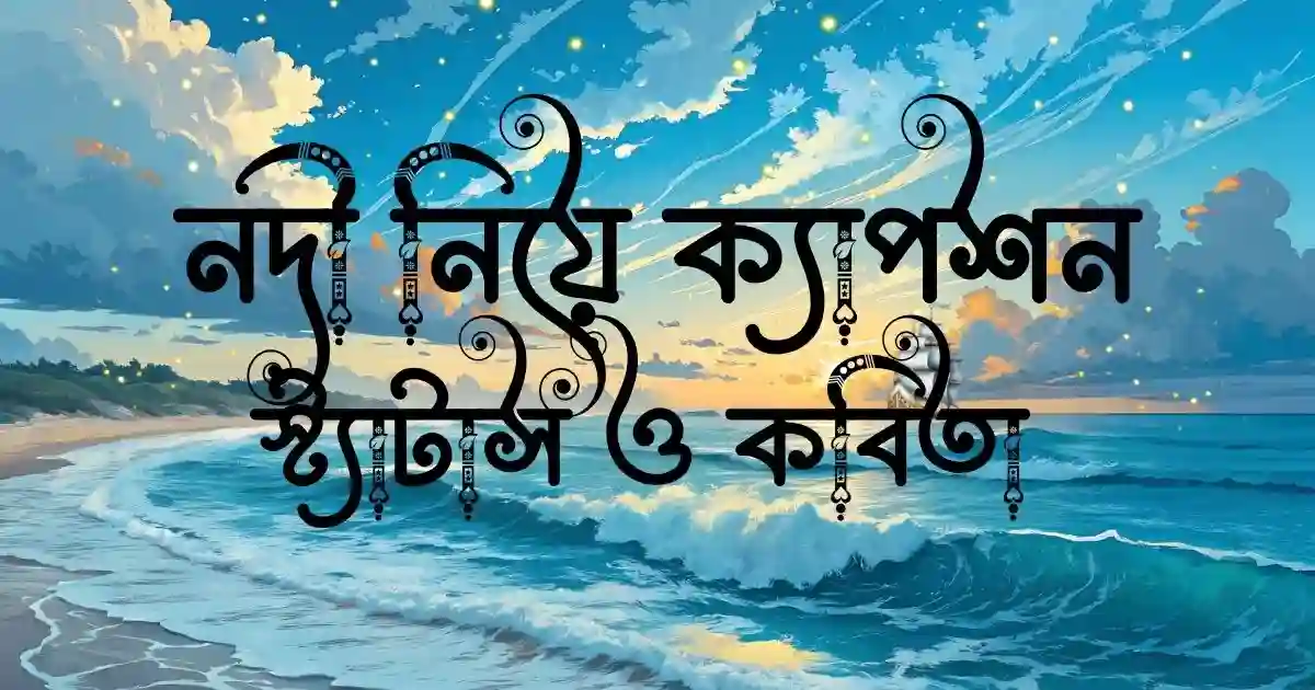 নদী নিয়ে ক্যাপশন, স্ট্যাটাস ও কবিতা  