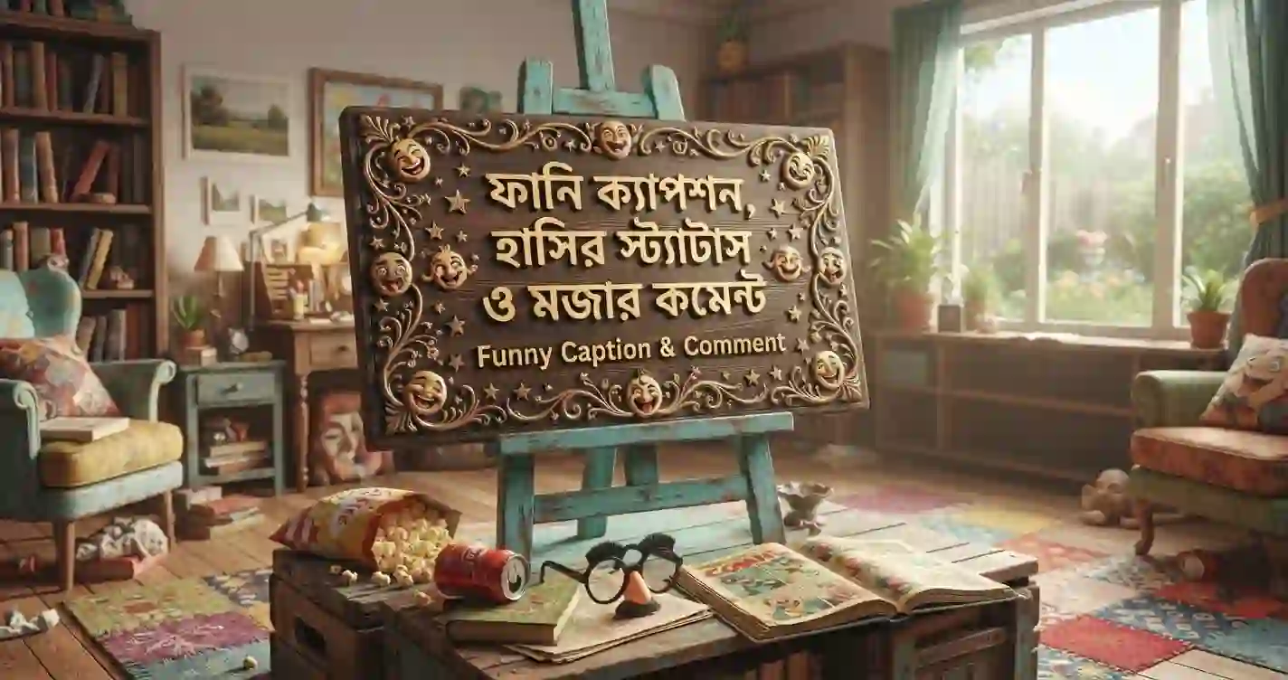 ফানি ক্যাপশন, হাসির ও মজার স্ট্যাটাস এবং ফানি কমেন্ট
