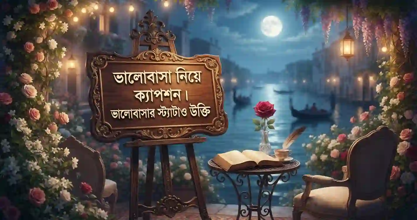 ভালোবাসা নিয়ে ক্যাপশন - ভালোবাসার স্ট্যাটাস ও উক্তি - Love Caption