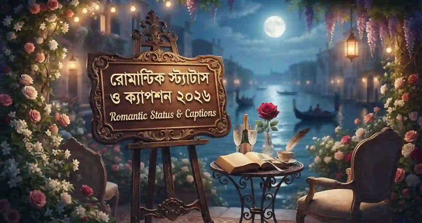 রোমান্টিক স্ট্যাটাস ও রোমান্টিক ক্যাপশন বাংলা