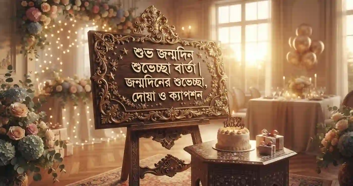 শুভ জন্মদিনের শুভেচ্ছা ও দোয়া, ক্যাপশন, স্ট্যাটাস ও উক্তি