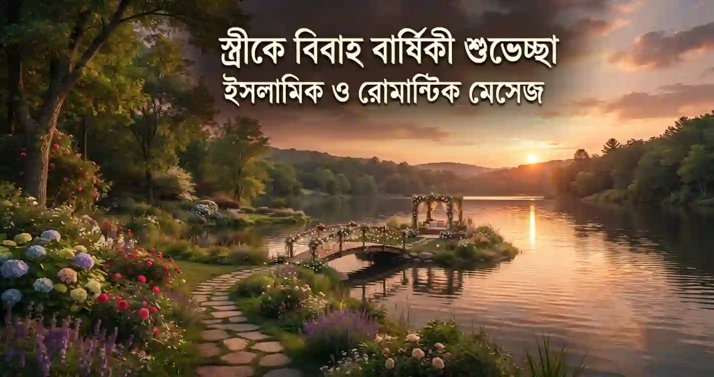 স্ত্রীকে বিবাহ বার্ষিকী শুভেচ্ছা ইসলামিক